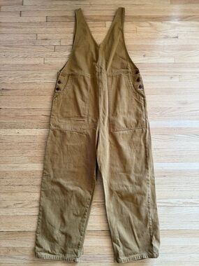 Alex Mill Ollie overalls in Caramel Brown